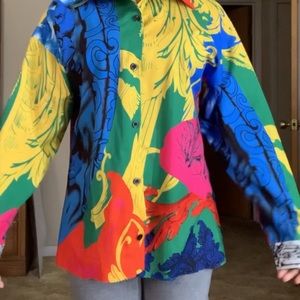 Multicolor Button down shirt